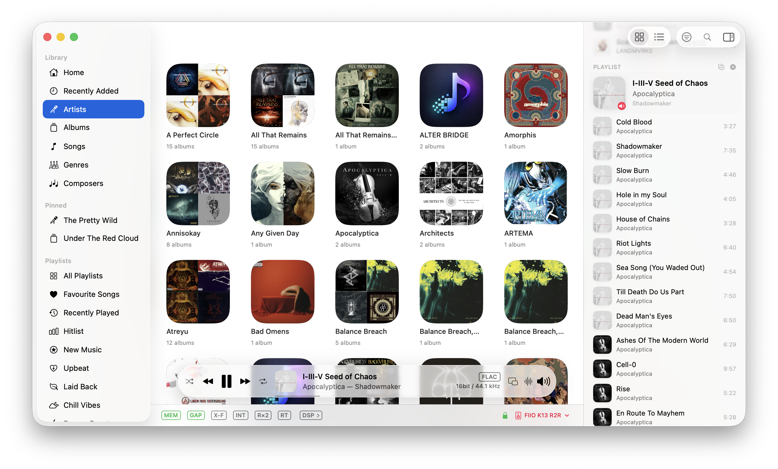 BitMuse main window